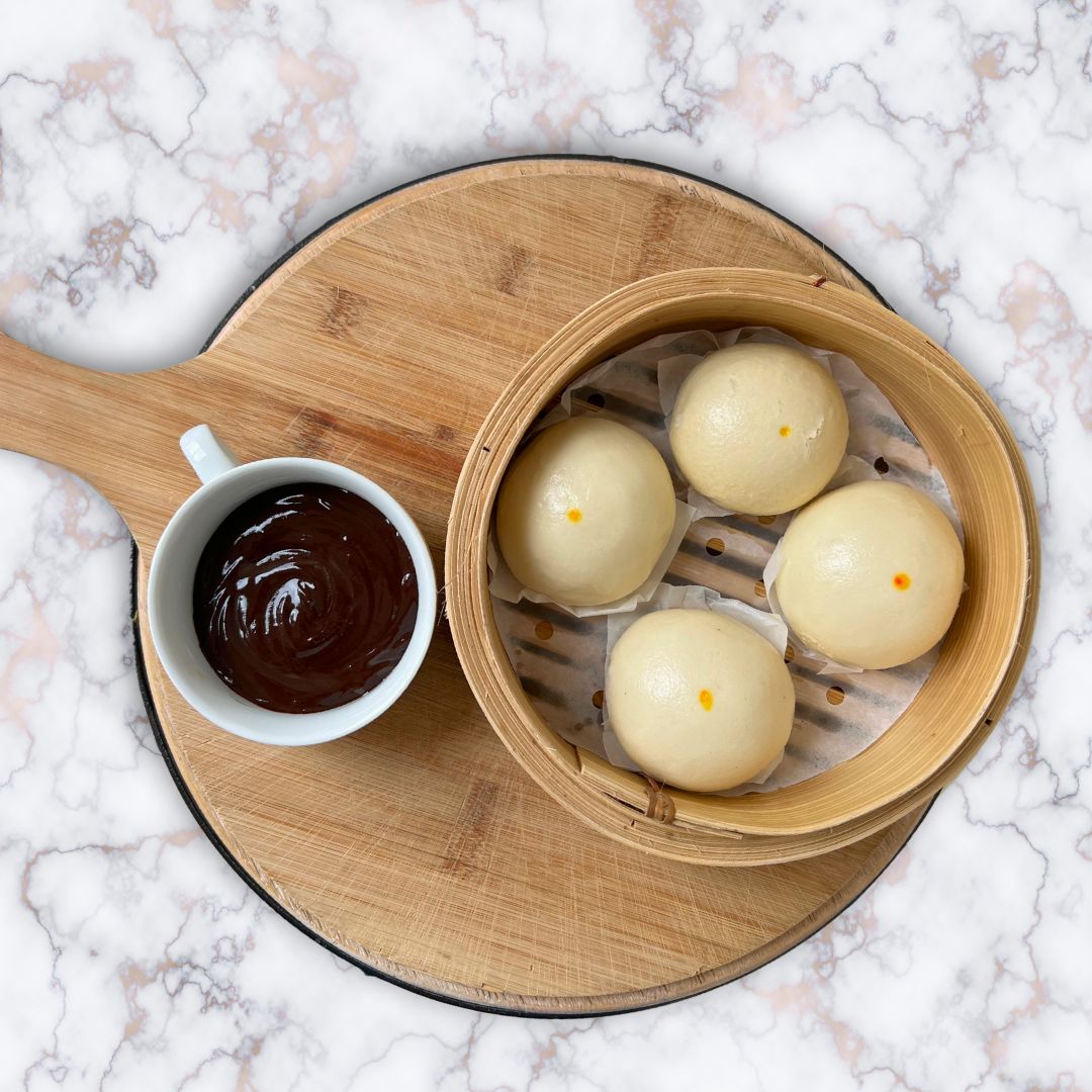 Recipe: Steamed Custard Buns With A Chocolate Ganache