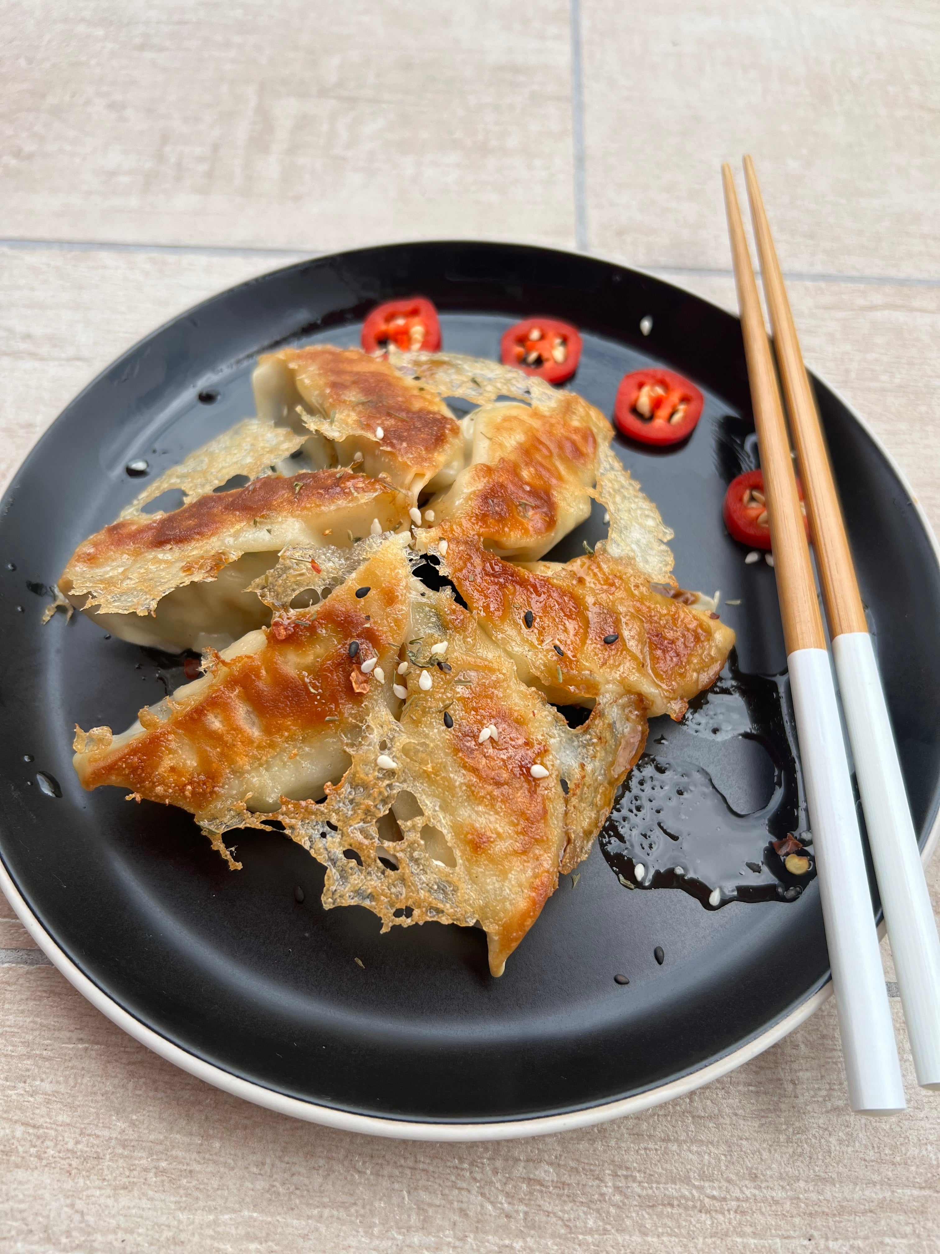 Recipe: Crispy Lace Gyoza